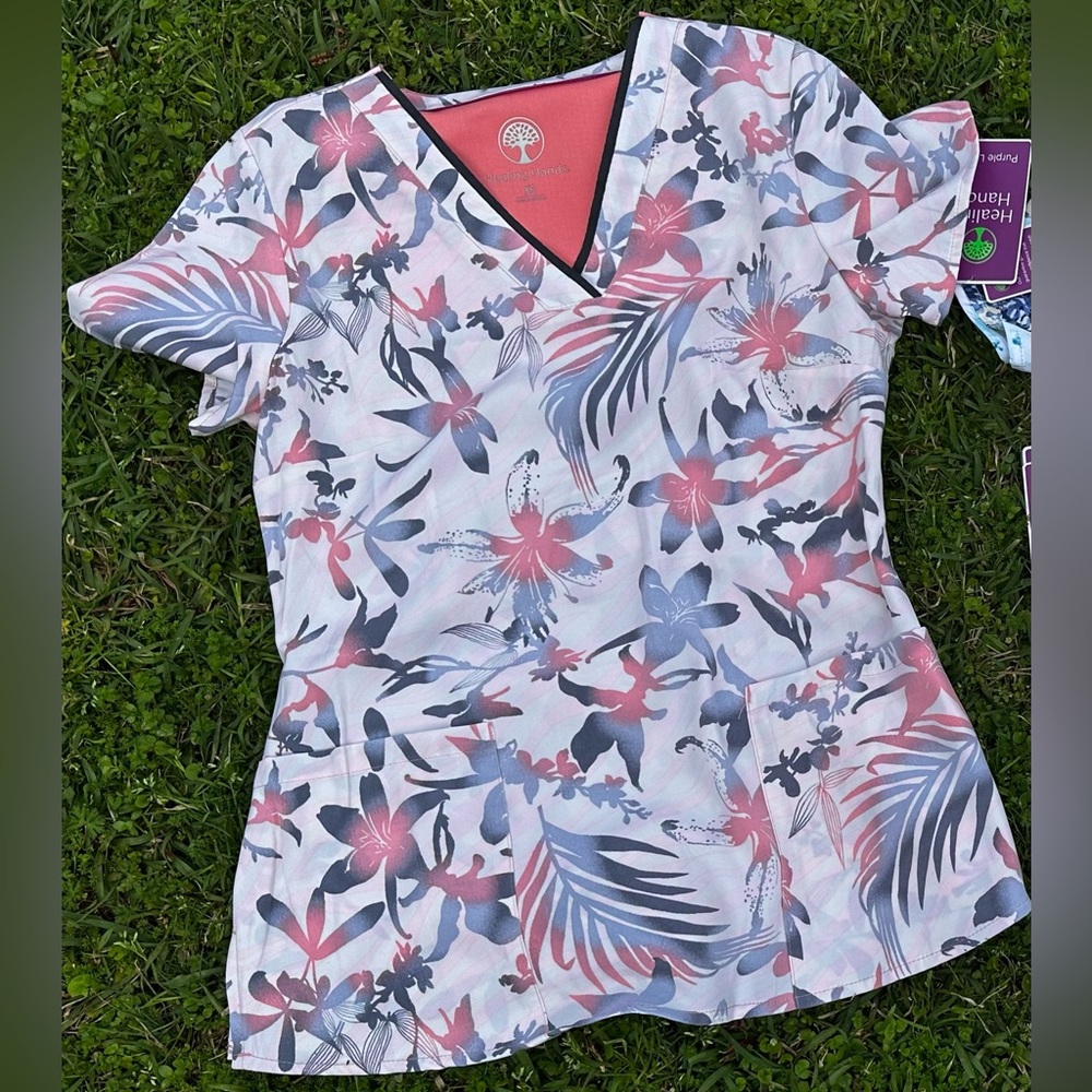 NWT Healing hands scrub top